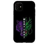 Dragón Tigre Muay Thai Carcasa para iPhone 11