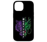 Dragón Tigre Muay Thai Carcasa para iPhone 14