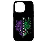 Dragón Tigre Muay Thai Carcasa para iPhone 14 Pro MAX