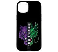 Dragón Tigre Muay Thai Carcasa para iPhone 15 Plus