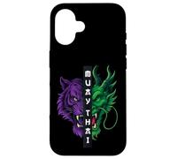 Dragón Tigre Muay Thai Carcasa para iPhone 16