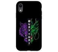 Dragón Tigre Muay Thai Carcasa para iPhone XR