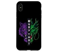 Dragón Tigre Muay Thai Carcasa para iPhone XS MAX