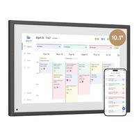 Dragon Touch Calendario digital de 10.1 pulgadas, pantalla táctil interactiva Full HD de 1080p, planificador familiar inteligente, pantalla de hogar, calendario digital de pared y escritorio para una