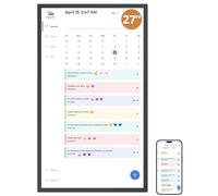 Dragon Touch Calendario, calendario digital 2025 de 27 pulgadas, planificador de pared familiar, pantalla táctil interactiva Full HD 1080P, tabla inteligente de tareas y organización del hogar, regalo