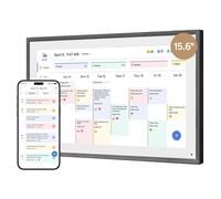 Dragon Touch Calendario, calendario digital de 15.6 pulgadas, planificador de pared familiar 2025, pantalla táctil interactiva Full HD 1080P, gráfico inteligente de tareas y organización del hogar