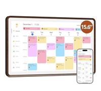 Dragon Touch Calendario digital de 15.6 pulgadas, calendario electrónico de pared con pantalla táctil interactiva, regalo inteligente para familia/hogar para recordatorios de horarios, recompensas de