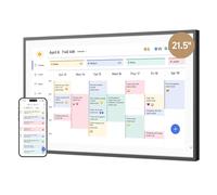 Dragon Touch Calendario Digital de 21.5 Pulgadas, Pantalla táctil interactiva Full HD 1080P, planificador Familiar Inteligente, Pantalla de hogar, Calendario Digital de Pared y Escritorio para una