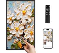 Dragon Touch Marco de Fotos Digital Grande de 21.5 Pulgadas, Pantalla táctil Negra WiFi, Almacenamiento de 32 GB, rotación automática, comparte Fotos a través de la aplicación, Correo electrónico