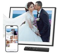Dragon Touch Marco de fotos digital: marco de fotos digital WiFi de 48 cm con memoria de 64 GB, pantalla FHD, fácil configuración para compartir fotos o videos a distancia con la aplicación Vphoto