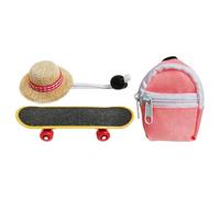 Dragon Toys - Reptile Hat Backpack Skateboard for Cosplay | Bearded Dragon Enrichment Accessories, Turtle Iguana Amphibian Tank Cage Habitat Decoration for Photoshoot Home Display