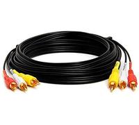 Dragon Trading - Cable de audio y vídeo compuesto (3 machos RCA a 3 machos, 1,5 m de longitud)