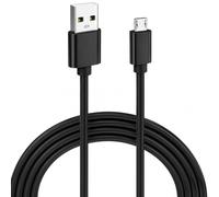 Dragon Trading Cable USB 2 m Carga Rápida para Mando PS4 DualShock 4 y Xbox One - Play & Charge, Largo y Resistente, Compatible con Carga en Modo Reposo