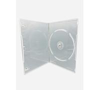 Dragon Trading - Juego de 10 fundas transparentes para DVD, CD, Blu-ray, con lomo de 7 mm y funda exterior para la incrustación de obras de arte. Guarda todos los formatos de disco de forma segura.