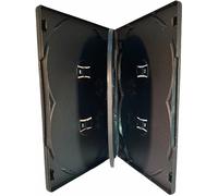 Dragon Trading - Juego de 25 fundas para 6 discos de CD o DVD BLU RAY para 6 discos de cualquier formato con lomo de 14 mm y funda exterior para incrustaciones de obras de arte.