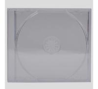 Dragon Trading - Juego de 5 estuches transparentes para CD y DVD Blu Ray de 10,4 mm para 1 disco con bandeja transparente (paquete de 5)