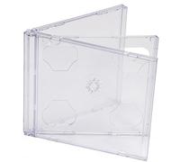 Dragon Trading - Juego de 5 fundas transparentes para CD, DVD, Blu Ray, CD, CD, CD, CD, protege tus discos, capacidad para 2 discos de cualquier formato. Reemplazo ideal para fundas de discos de