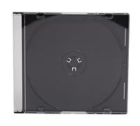 Dragon Trading Slimline Jewel Cases - Juego de 10 estuches para CD DVD y Blu-ray con bandeja negra, 5,2 mm de grosor, 10 unidades