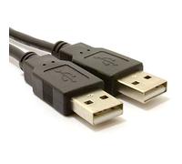Dragon Trading USB to USB Cable, USB 3.0 Type A to Type A Cable for Data Transfer Compatible with Hard Drive, Laptop, DVD Player, TV, USB 3.0 Hub, Monitor, Camera, Set-top Box & More 1.5ft