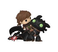 Dragon Trainer 2 Pop Rides Deluxe Vinile Hiccup e Sdentato 9 Cm Funko