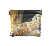 Dragon Treasure Cave - Monedero pequeño de cuero, impermeable, organizador de llaves para mujeres y niñas, Colorida cueva de momia, 1 size, Moderno