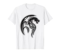 Dragón Tribal Tatuaje Símbolos Criaturas Camiseta