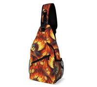 Dragón Unisex Bolso Bandolera Multiusos Bolso Cruzado Pequeño Bolsos De Hombro Para Senderismo Uso Diario Acampar