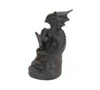 Dragon Waterfall Incense Holder Refined Details Handcrafted Unique Shape Ceramic Incense Holder Backflow for Tea Room