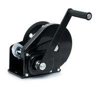 Dragon Winch Cabrestante manual 1800 lbs / 810 kg con gancho y cable de acero 10m. para embarcaciones pequeñas, motos, vehículos y talleres | torno manual con freno de fricción autobloqueante