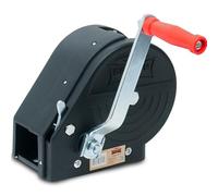 Dragon Winch Cabrestante manual con carcasa 2500 lbs / 1133 kg con gancho y cable de acero 10m para embarcaciones pequeñas, motos, vehículos y talleres | Torno manual de una velocidad