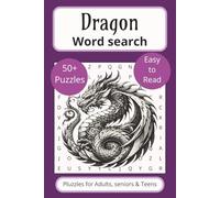 Dragon Word Search Book: Word searches with Easy to Read Print about Dragons, Magical, Flames and more, 6x9 inches, 110 pages, 50+ puzzles