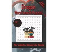 Dragon Word Search Puzzle: 50+ Puzzles Word Search Easy to Read about Dragon and More | 6x9 inches, 110 pages | Gift for Dragon, Mythical Creatures & Medieval Fantasy Lover