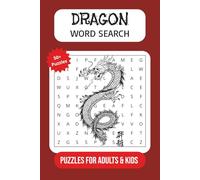 Dragon Word Search Puzzle Book: Word Searches with Easy to Read Print about Dragon, Fantasy, Mythical Creatures and More | 6x9 inches, 110 pages | 50+ ... Gift for Vacations, Holidays and Free Times