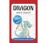 Dragon word search puzzle book: Word searches with easy to read print about wildlife, mythical creatures and more /6x9 inches, 110 pages / 50+ puzzles _ Gift for vacations, Holidays and Free times