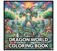Dragon World Coloring Book: Explore and Create in the World of Dragons!