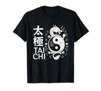 Dragón Yin Yang Tai Chi Símbolo Artístico Chino Energía Aérea Camiseta