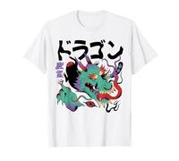 Dragón Yokai surrealista japonés extraño psicodélico Camiseta