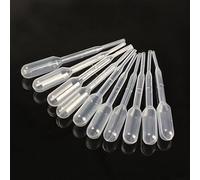 Dragonaur 100 pipetas desechables de plástico de 0,2 ml, para transferencia de líquidos, graduadas