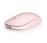 dragonaur-home decor 2.4G M108 - Ratón inalámbrico con receptor USB Bluetooth para juegos, para PC, escritorio, portátil, color rosa