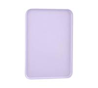 dragonaur-home decor Bandeja de servir 8 colores práctica bandeja de almacenamiento de grado alimenticio antiarañazos, multiuso, morado, L