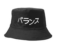 Dragonaur - Sombrero de cubo para hombre y mujer, unisex, diseño creativo japonés, plegable, para el sol, para verano, para hombre y mujer, color negro