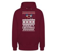 Dragonball Goku Vegeta | Ugly Christmas Sweater Navidad Sudadera con Capucha Sudadera con Capucha, granate, XL