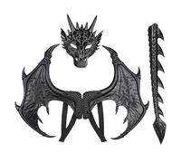 Dragones Cosplay Kinder - Juego de Dragones de Halloween, Kinder Cosplay Accesorios | Juegos De Juegos De La Escuela, Dragon Cosplay Para El Juego De Fantasía Carnaval De Navidad, Accesorios De Trajes