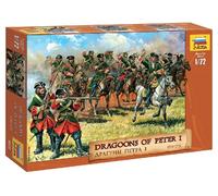 Dragones De Pedro I El Grande 1:72 Figura Kit De Modelo De Plástico ZVEZDA