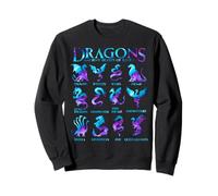 Dragones del Mundo Tipos de Dragones Sudadera