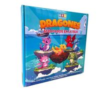 Dragones Juego de Mesa - Dragones Atrapados en la Isla - Juegos de Mesa Niños 6 Años o más - Regalo Niño 6 Años o más - De 2 a 6 Jugadores - Premio Nacional del Juguete 2025