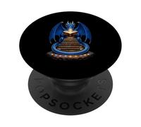 Dragones Lectura Libros Lector Fantasía Amante de Libros Literatura PopSockets PopGrip Adhesivo