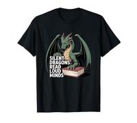 Dragones silenciosos leen el diseño de Mentes ruidosas para los Amantes Camiseta