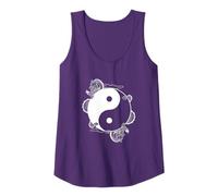 Dragones Yin Yang Símbolo oriental de equilibrio Yin-Yang Camiseta sin Mangas