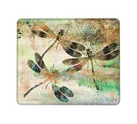 Dragonfly Dragonflies Vintage Rubber Lock Edge Mouse Pad Office Desk Pad Escritura Pad Multi Code Laptop Antideslizante Mouse Pad